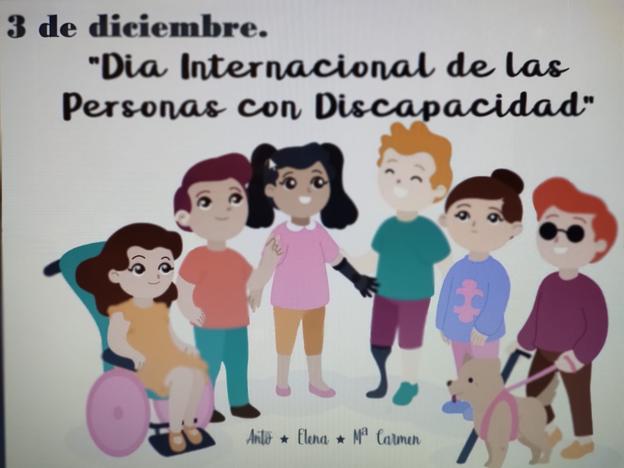 Día internacional de las personas con discapacidad centrovisual